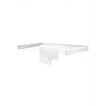 Estendal de parede Leifheit 83305, dobrável, 7,2 m de comprimento de secagem, branco, 1030×530 mm