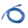 Cabo de extensão USB 3.0 AM-AF azul 3M