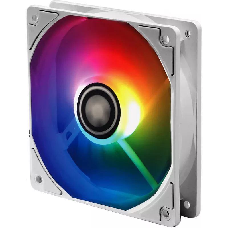Ventoinha de caixa XILENCE Performance A+ XF064 de 120 mm com rolamento fluido dinâmico, 500–1500 U/min, branco
