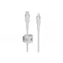 Belkin BOOST CHARGE - Cabo Lightning - USB-C macho de 24 pinos para Lightning macho - 2 m - branco - para Apple iPad/iPhone/iPod (Lightning)