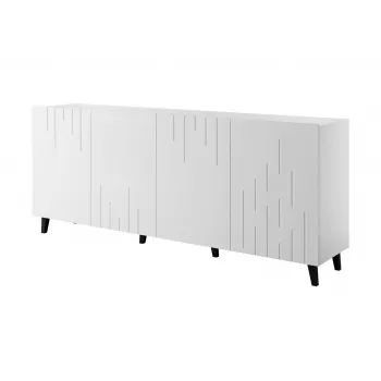 Cómoda BARI 200x42x82 branco mate