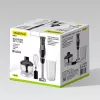 Varinha mágica Maestro MR-566, 500 W, 2 velocidades, turbo, batedor, picadora 600 ml, recipiente de armazenamento 900 ml, aço inoxidável