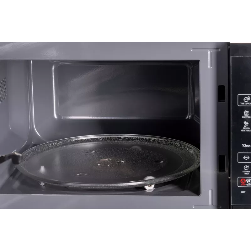Micro-ondas Sharp YC-MS252AE-B, de instalação livre 25 L, 900 W, controlo tátil, 11 níveis de potência, segurança para crianças, função ECO, preto