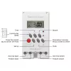 Temporizador eletrónico para calha DIN QOLTEC PC0629 — alimentação 24V, saída 16A