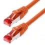Cabo de rede Helos CAT6a S/FTP PIMF 0,5 m laranja