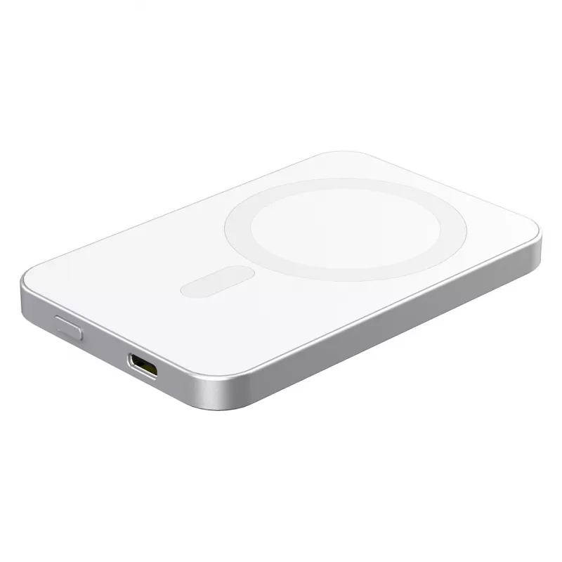 Powerbank RealPower PB-5000 MAG Prateado 5.000 mAh