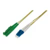 Cabo de patch de fibra ótica Digitus E2000 para LC Monomodo 3 m