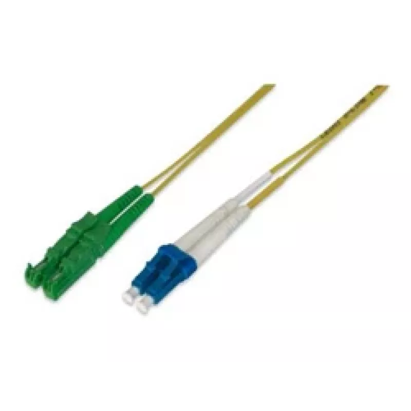 Cabo de patch de fibra ótica Digitus E2000 para LC Monomodo 3 m