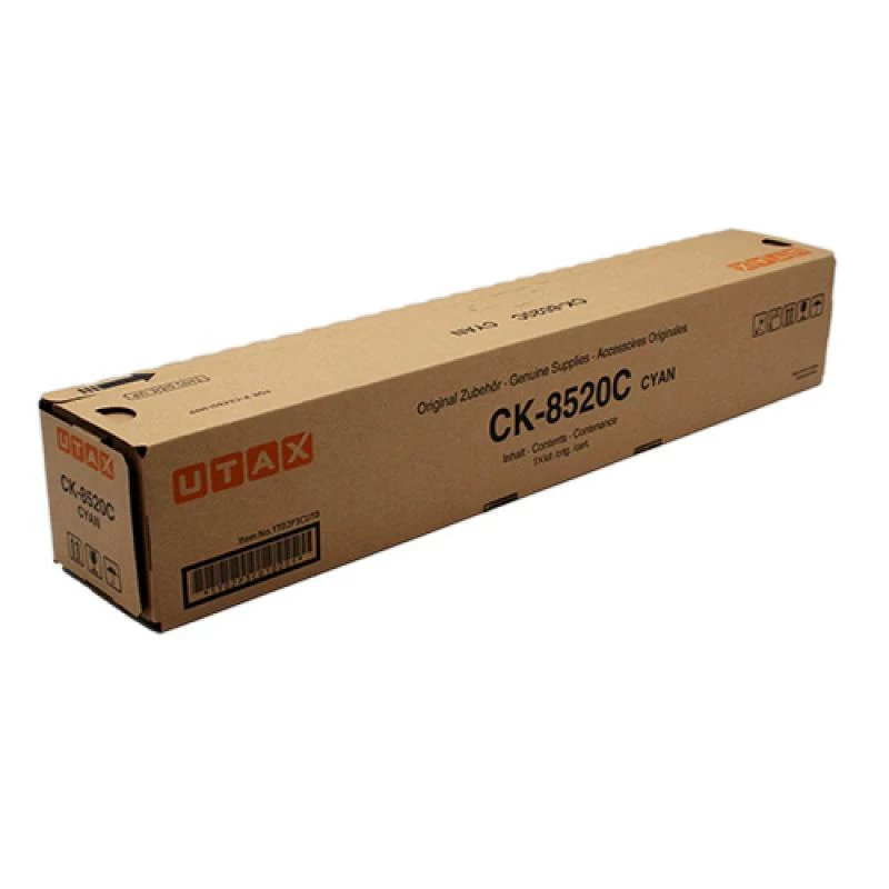 Cartucho de toner Utax CK-8520C Ciano para série Utax CK-8520 (MPN do fabricante 1T02P3CUT0)