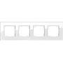 GIRA Moldura 4 módulos Esprit, Standard 55 branco 021412