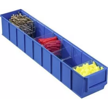Caixa de arrumação allit ProfiPlus ShelfBox 500S azul 91×500×81 mm