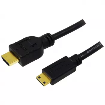 Cabo HDMI LogiLink CH0023 2m HDMI Type-A para Type-C preto