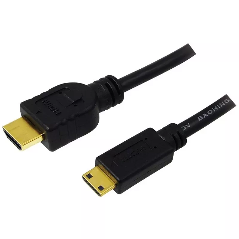 Cabo HDMI LogiLink CH0023 2m HDMI Type-A para Type-C preto