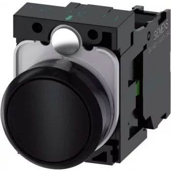 Siemens 3SU1100-0AB10-1BA0 preto