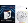 Lian Li UNI FAN TL Wireless 12RTL1W1W ventoinha de caixa, ARGB, PWM, Reverse Blade, 120 mm, branco