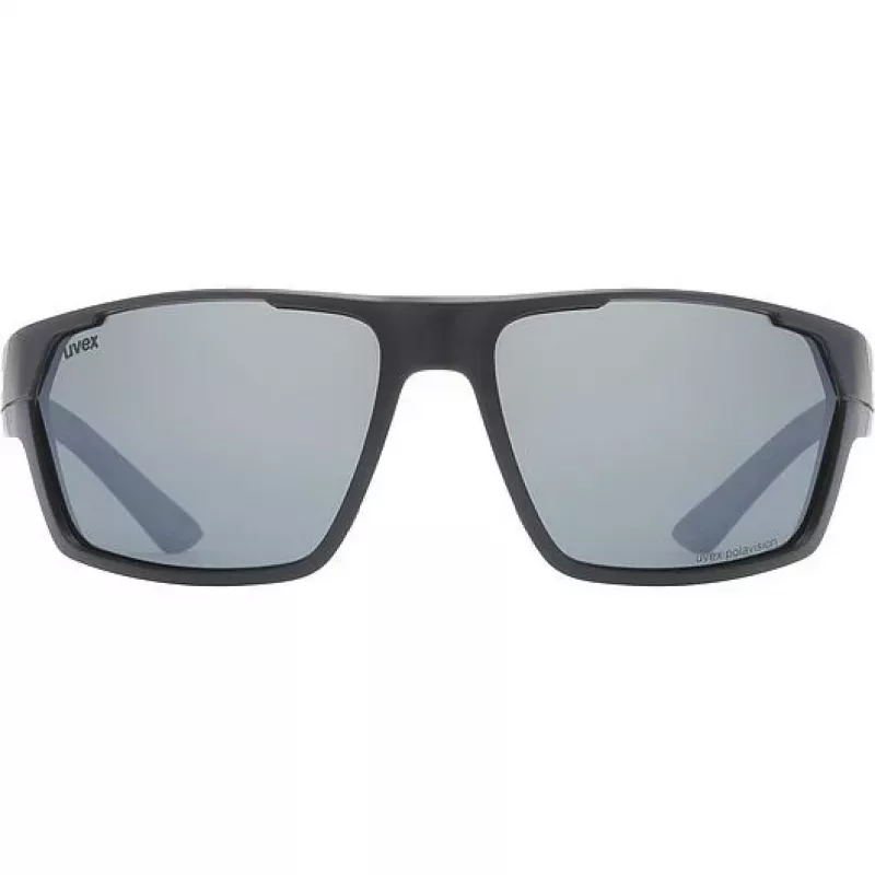 Óculos de sol polarizados Uvex Sportstyle 233 P - preto mate/Litemirror prateado
