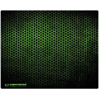 Tapete de rato ESPERANZA EGP102G — tapete gaming de borracha 300×240 mm, 3 mm, verde/preto, antiderrapante