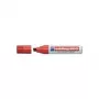 Marcador permanente Edding 800 — vermelho, ponta de bisel 4–12 mm
