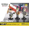 Historical Collection Segunda Guerra Mundial /2057/ LEVANTAMENTO DE VARSÓVIA 1944 3Figuras/35Blocos