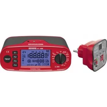 Benning testador de instalação IT 105 + testador de tomadas SDT 1 aparelho de teste VDE