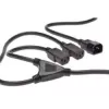 Digitus ASSMANN - Distribuidor de energia (250 V CA) - IEC 320 EN 60320 C14 - IEC 320 EN 60320 C13 - 1.7 m - moldado - Preto (AK-440400-017-S)