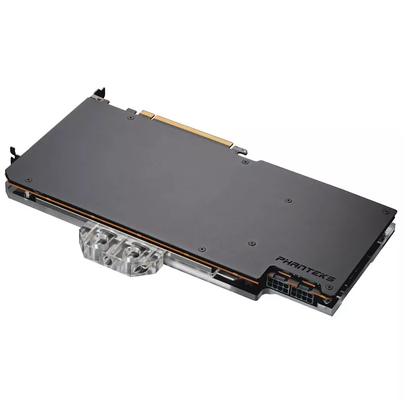Phanteks Glacier G6000 Strix bloco de água para GPU com backplate, ASUS RX 6800/6900 Strix/TUF, preto