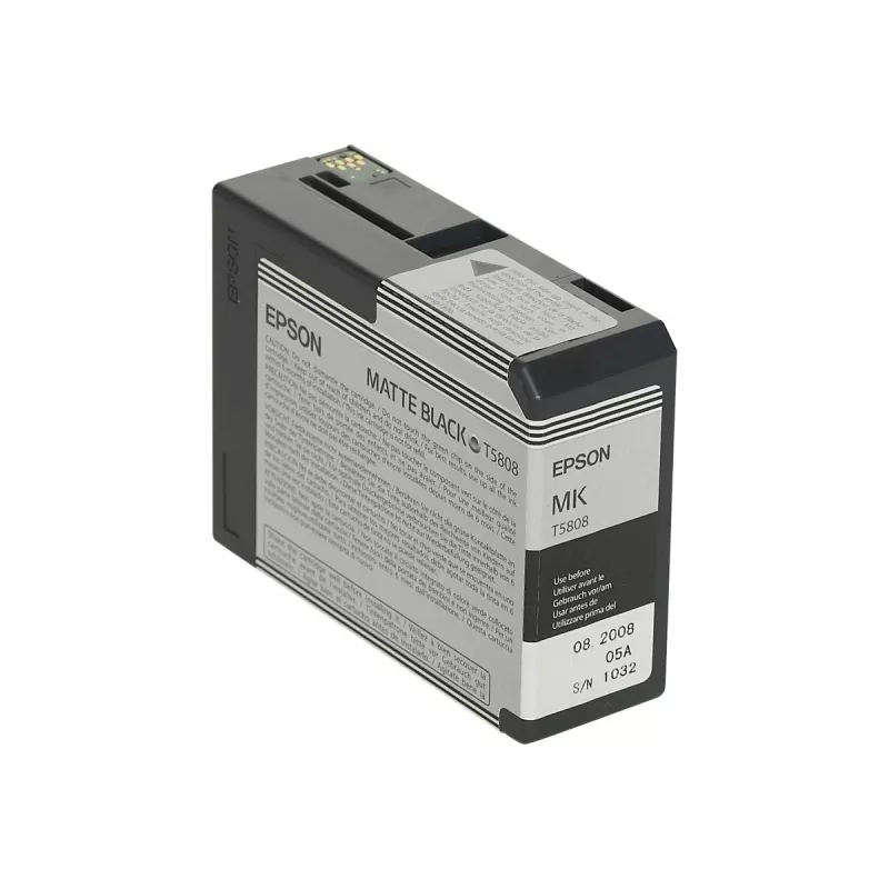 Tinteiro Epson C13T5808 Preto mate — Tinteiro original Epson, preto mate