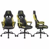 Cadeira gaming para PC Subsonic SA5642-B1 assento acolchoado preto amarelo 120 kg