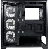 Caixa LC-Power MidiTower 715B preta USB3.2/Áudio sem fonte de alimentação SEAMLESS_X (LC-715B-ON)