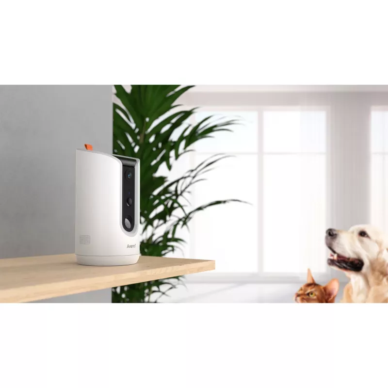 Câmara de segurança IP para animais de estimação e comedouro Arenti PETCAM1T interior WiFi de mesa
