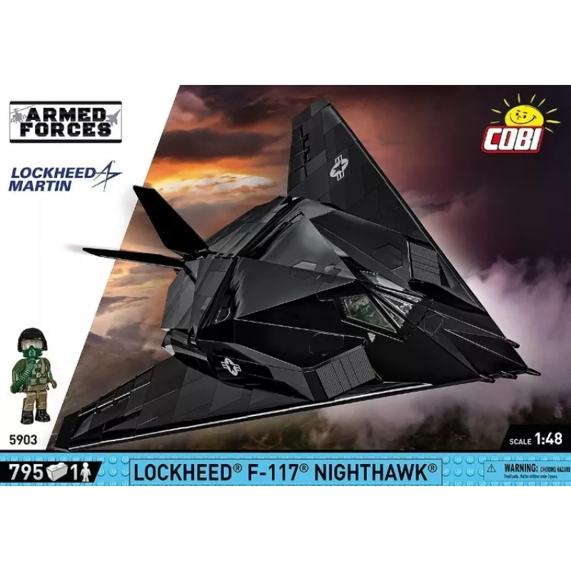 Maquete Lockheed F-117 Nighthawk (escala 1:48)