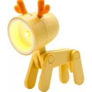 Candeeiro de mesa LED RealPower 486315 laranja amarelo 1 lâmpada pilha