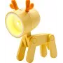 Candeeiro de mesa LED RealPower 486315 laranja amarelo 1 lâmpada pilha