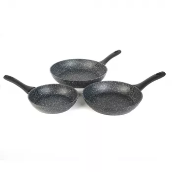 Conjunto de frigideiras Salter BW06235S1BRMFOB — 3 peças frigideiras antiaderentes 20/24/28 cm