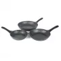 Conjunto de frigideiras Salter BW06235S1BRMFOB — 3 peças frigideiras antiaderentes 20/24/28 cm