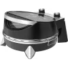 Forno elétrico para pizza SIMFER MKE0-P — 1100 W, 80–300°C, temporizador de 30 minutos, pedra para pizza removível de 33 cm, preto
