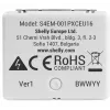 Relé inteligente Shelly Relay EM Mini Gen4 1 canal Wi‑Fi Matter Zigbee Bluetooth 8A, 110–240V, contador de energia