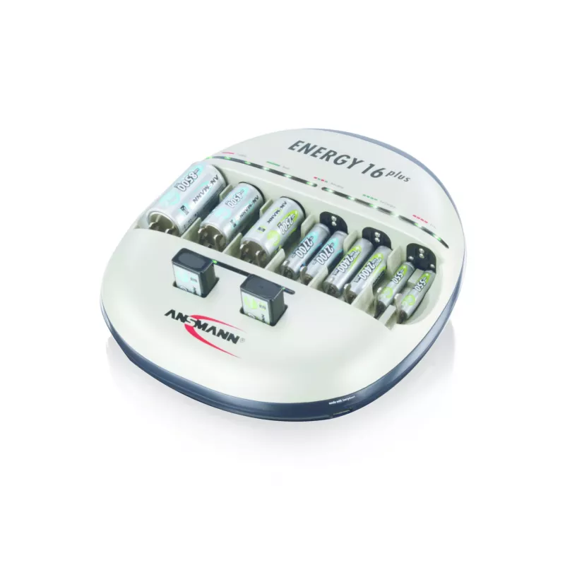 Carregador de baterias para interior Ansmann Energy 16+