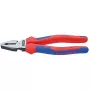 KNIPEX 02 02 200 - Alicate de controlo - Aço - Plástico - Azul/Vermelho - 20 cm - 342 g