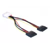 Cabo de alimentação SATA HDD 2x DeLOCK 60102 0,112 m