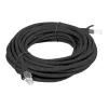 Lanberg PCU6-10CC-0500-BK cabo de rede patch Cat6 U/UTP, RJ-45 para RJ-45, 5 m, condutores CCA, 250 MHz, preto