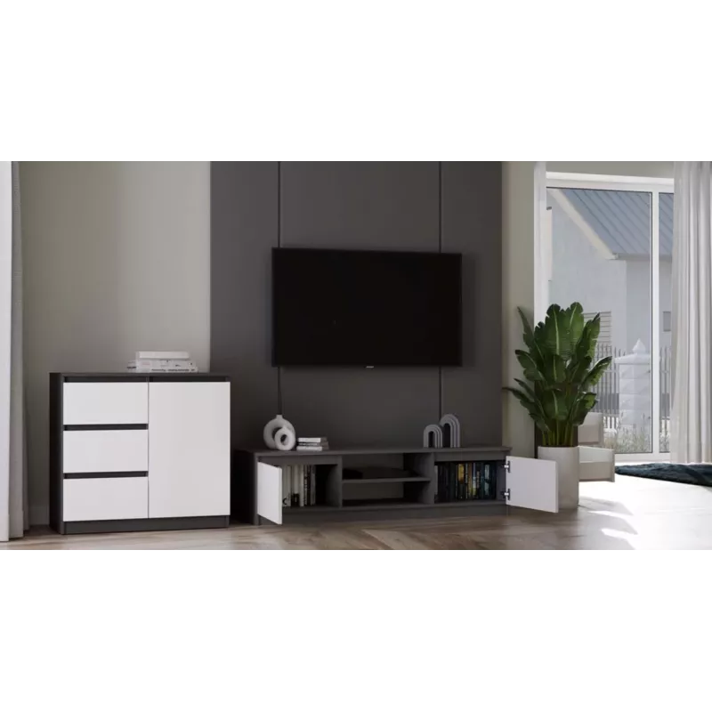 RTV 140 MALWA antracite/branco