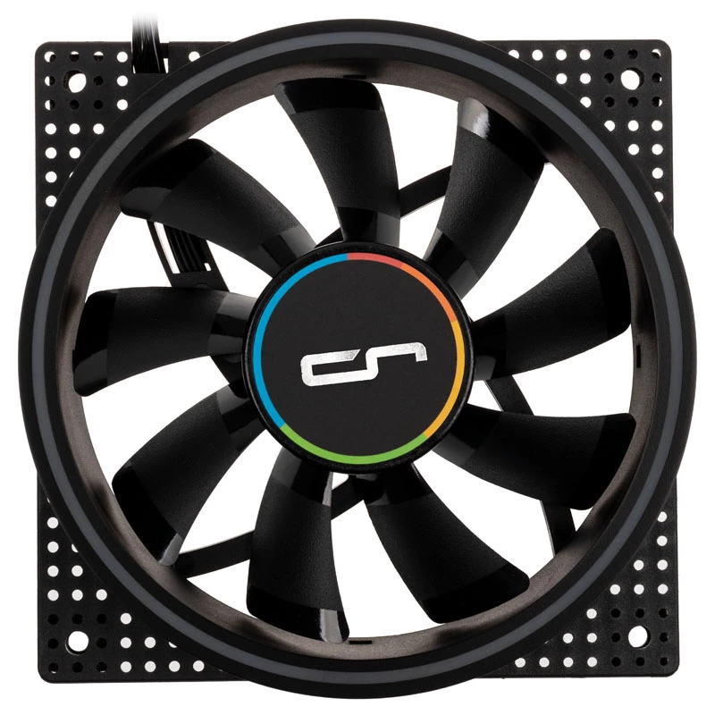 Cryorig Crona S CR-XRS1 ventoinha PWM, ARGB, 120 mm, preta