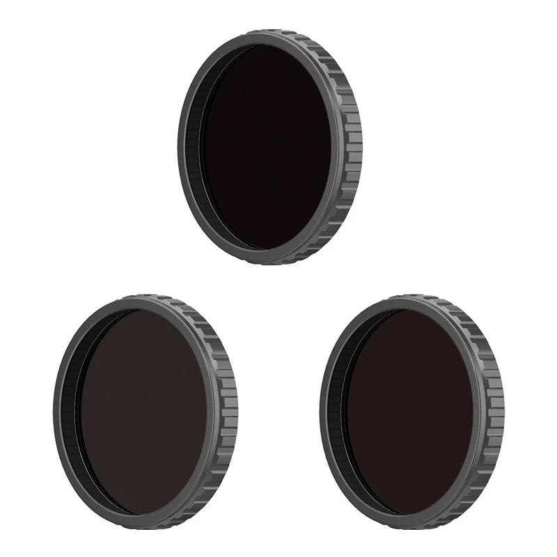 Filtros para câmara DJI Osmo Action conjunto de filtros ND preto ND8 ND16 ND32