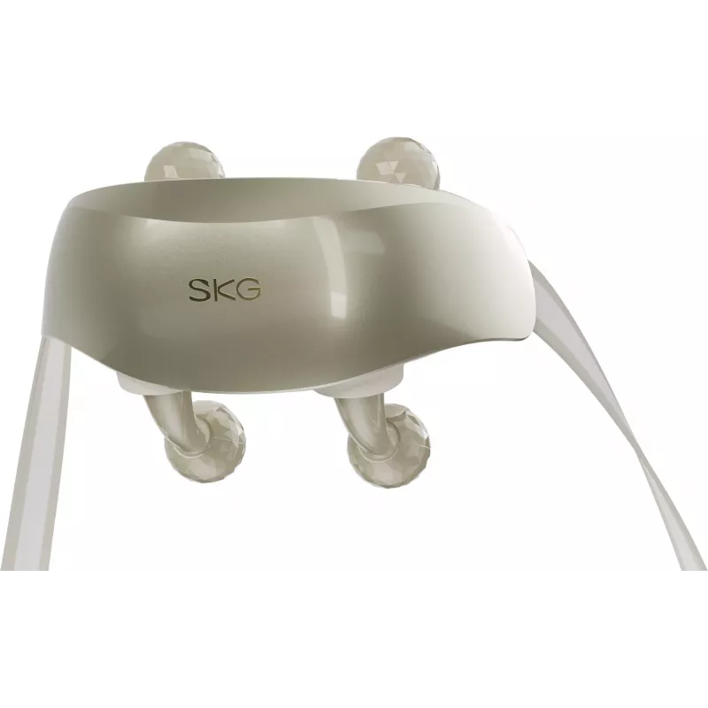 SKG H7 Ultra – cabeças de massagem cinzentas, massagem combinada, massagem por compressão, massagem por amassamento, massagem por vibração, pescoço, ombros, cinzento, plástico, botões, bateria