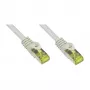 Cabo de rede Alcasa 15 m RJ-45 Cat7 cinzento