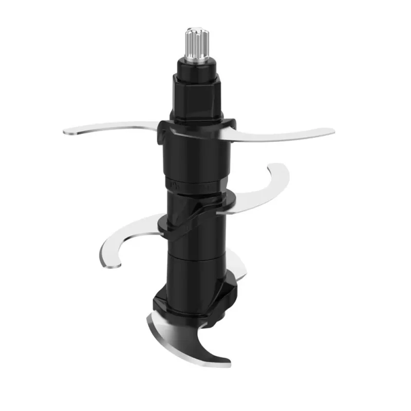 Picadora elétrica Rommelsbacher MZ 600 — taça de vidro de 2 L, 600 W, caixa em aço inoxidável, 22 velocidades, 6 lâminas