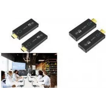 LogiLink LL HDW0111 - Extensor HDMI sem fios 4K 60 Hz - conjunto de cabo/adaptador - digital/dados (HDW0111)
