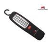 Lanterna de oficina MACLEAN MCE03 — 24 LEDs, base magnética e gancho, a pilhas (3×AAA)