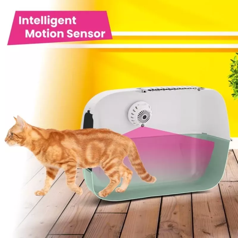 FERPLAST Genicair - ventilador automático para caixa de areia de gato